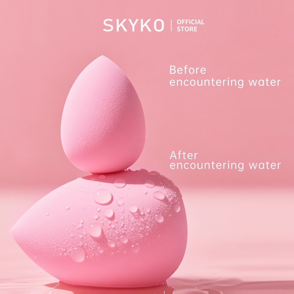 Bọt biển trang điểm SKYKO Ướt & Khô Sử dụng kép