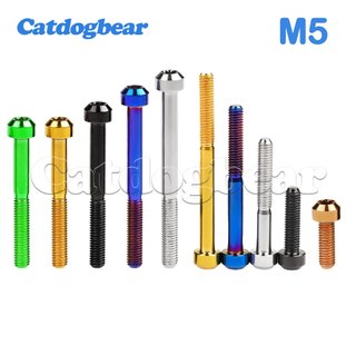 Catdogbear M5x10--60 mm Titan Bolt Torx Đầu Vít Cho Xe Đạp Động Cơ Nhiều Màu Sắc