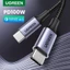Cáp sạc nhanh UGREEN 100W 20V 5A Nylon Bradied USB C sang USB C