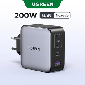 Ugreen 200W GaN Sạc 4 Cổng Du Lịch 140W PD3.1 Sạc Nhanh Cho Laptop Máy Tính Bảng MacBook Air / Pro iPhone 16 Pro Max Samsung S25 Ultra