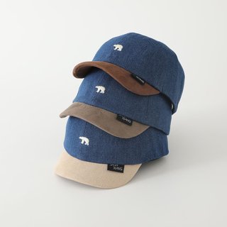 Mũ bóng chày Denim bị chặn màu dành cho trẻ em Mũ bé trai và bé gái có họa tiết gấu dễ thương thêu phù hợp cho trẻ em từ 1-4 tuổi