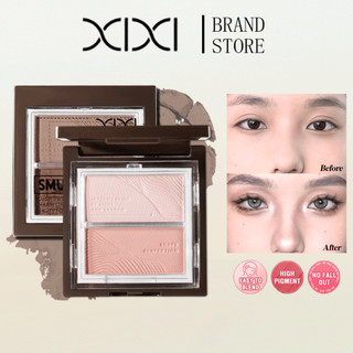 Palette Tạo Khối 2 Tông Màu XIXI - Sắc thái bão hòa thấp 3D tự nhiên Lì Mịn Smooth Brighten Facial Contour D844