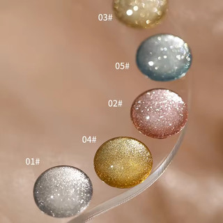 ANNIES Sequined Nail Polish Keo Platinum Fine Powder Strobe Làm móng tay Thích hợp cho ngày lễ 8g Cần chiếu sáng