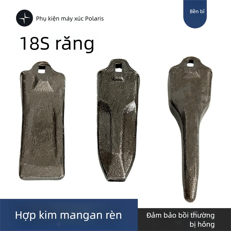 Áp dụng Daewoo Doosan-wo Hyundai Hitachi 55.60 Mang kháng 18S Máy xúc nhỏ Bucket Pins răng đặc MZZQ