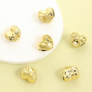 Miếng đệm hạt với thiết kế nơ, phù hợp làm vòng tay, móc khóa và trang trí quần áo theo phong cách Y2K