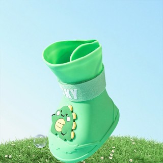 Giày Chống Trơn Trượt Cho Chó Ngoài Trời Chống Thấm Nước Giày Cho Chó Ngoài Trời Có Velcro Mở Rộng Bền Silicone Giày Cho Chó Mùa Đông Tuyết Đi Bộ Đường Dài