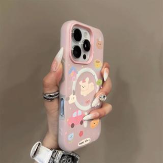 Ốp bảo vệ hai lớp họa tiết chó con sống động màu kẹo cho iPhone 11 12 Pro 13 Pro Max 15 Pro Max 14 16 Pro 16 Plus 17 Air 17 Pro 17 Pro Max Ốp lưng hai lớp