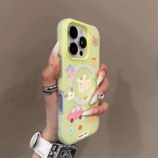 Ốp bảo vệ hai lớp họa tiết chó con sống động màu kẹo cho iPhone 11 12 Pro 13 Pro Max 15 Pro Max 14 16 Pro 16 Plus 17 Air 17 Pro 17 Pro Max Ốp lưng hai lớp