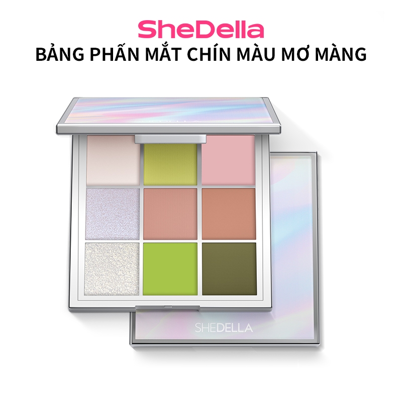 【 SheDella Chính hãng - Trực tiếp từ nhà sản xuất 】 Bảng phấn mắt Matte Formula - Siêu lâu trôi, Siêu phổ biến - 9 màu sắc sống động - Chống nhòe, 9g | BigBuy360 - bigbuy360.vn
