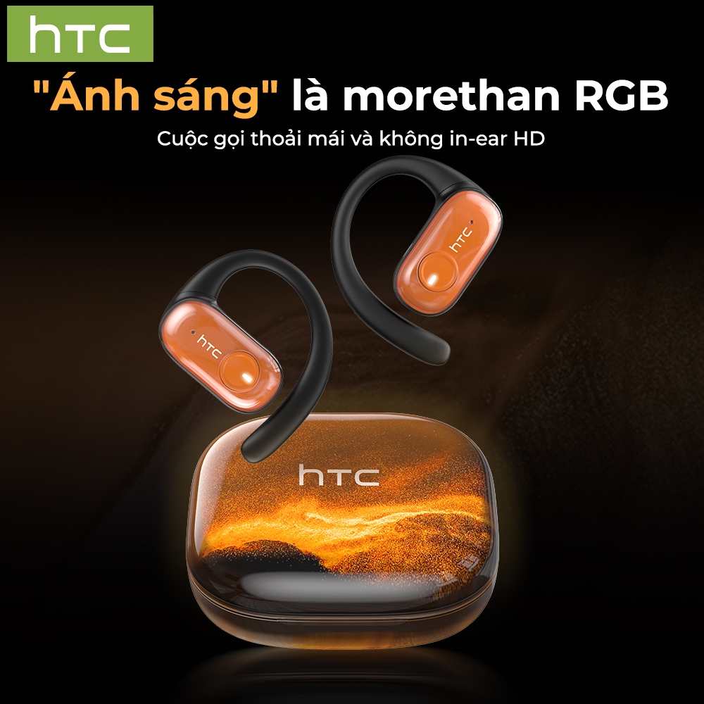 Tai nghe dịch thuật AI HTC NE10 Bluetooth 6.0 Dịch thuật thời gian thực 135 ngôn ngữ Chất lượng âm thanh HiFi Loa 10mm Giảm tiếng ồn Cuộc gọi HD IPX5 Chống nước