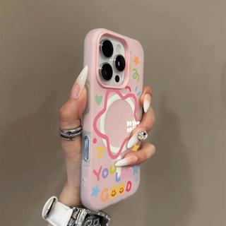 Ốp bảo vệ hai lớp họa tiết hình ngôi sao graffiti đầy màu kẹo cho iPhone 11 12 Pro 13 Pro Max 15 Pro Max 14 16 Pro 16 Plus 17 Air 17 Pro 17 Pro Max Ốp lưng hai lớp