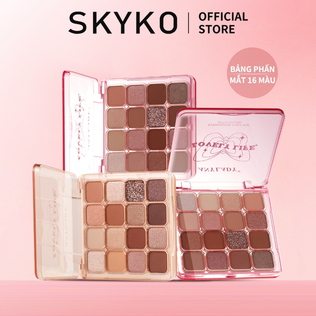 SKYKO Bảng phấn mắt 16 màu Bảng phấn mắt đa năng
