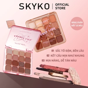 SKYKO Bảng phấn mắt 16 màu Bảng phấn mắt đa năng