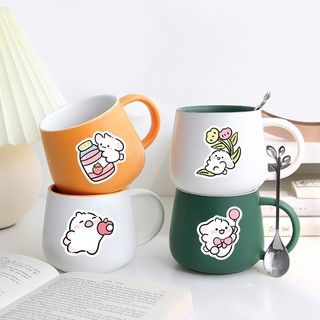 102 Chiếc Kawaii Thỏ Miếng Dán Hoạt Hình Graffiti Hành Lý Laptop Chống Nước Trang Trí Miếng Dán