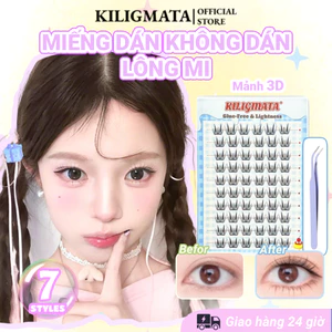 KILIGMATA Nối Mi Giả Phân Đoạn Có Thể Tái Sử Dụng Hỗn Hợp Ghép Dày Đơn Cụm Nối Mi Cá Nhân