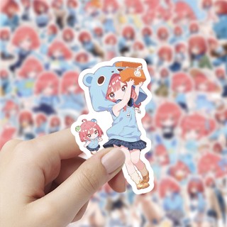 103 Chiếc Nakano Miku Miếng Dán Anime Tinh Hoa Quintuplets Miếng Dán Hoạt Hình Chống Thấm Nước