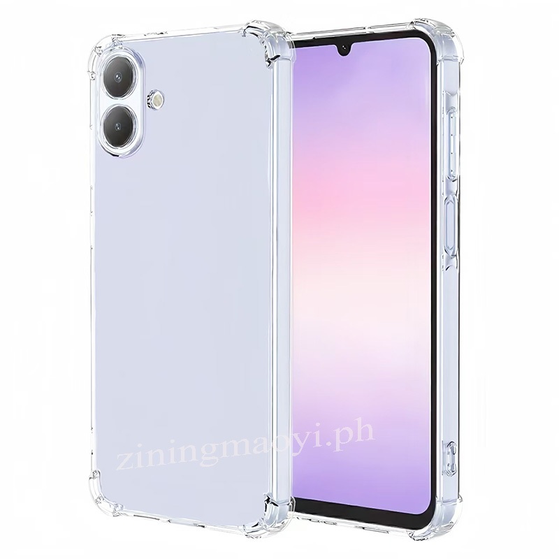 [Sẵn sàng] Ốp điện thoại trong suốt mềm chống sốc 4in1 Samsung Galaxy A07 A17 cho Samsung Galaxy A06 A56 A26 A36 A16 A05 Phim màng màng gốm và màng ống kính và phim mặt sau