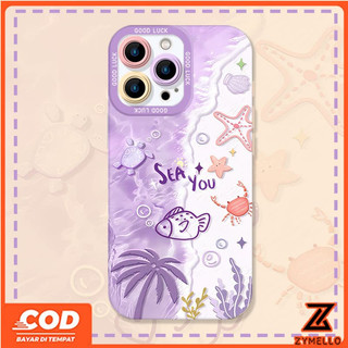 Thích hợp cho OPPO Reno 16F Reno 15F Reno14F Reno 13F Reno12 F Reno 11F Reno10 Reno8Z Reno7Z Reno8T Reno5 Reno4 Reno6z Vỏ điện thoại TPU chống sốc thế giới đại dương hoạt hình mới