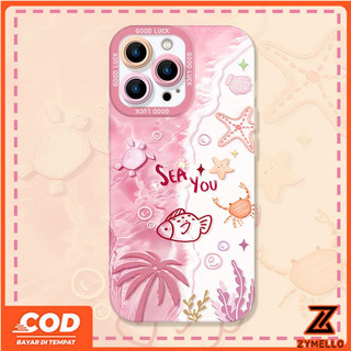 Thích hợp cho OPPO Reno 16F Reno 15F Reno14F Reno 13F Reno12 F Reno 11F Reno10 Reno8Z Reno7Z Reno8T Reno5 Reno4 Reno6z Vỏ điện thoại TPU chống sốc thế giới đại dương hoạt hình mới