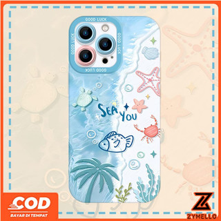 Thích hợp cho OPPO Reno 16F Reno 15F Reno14F Reno 13F Reno12 F Reno 11F Reno10 Reno8Z Reno7Z Reno8T Reno5 Reno4 Reno6z Vỏ điện thoại TPU chống sốc thế giới đại dương hoạt hình mới