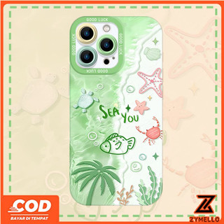 Thích hợp cho OPPO Reno 16F Reno 15F Reno14F Reno 13F Reno12 F Reno 11F Reno10 Reno8Z Reno7Z Reno8T Reno5 Reno4 Reno6z Vỏ điện thoại TPU chống sốc thế giới đại dương hoạt hình mới