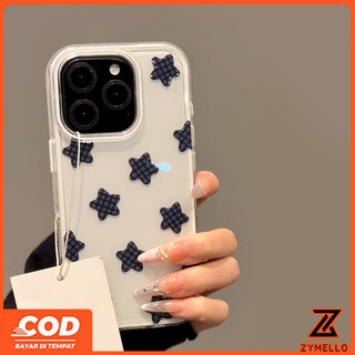 Thích hợp cho Redmi A5 Redmi A3 13C 14C 15C note 13 Pro note 14 Pro Xiaomi 14T poco C75 poco C61 Vỏ điện thoại TPU chống sốc hình ngôi sao ca rô đơn giản