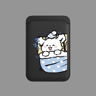Dễ Thương Ngủ Họa Tiết Chó Con Ví Đựng Thẻ Cho iPhone 15pro 15promax 14 14promax 14 pro 16 16plus 16 Pro Max 17 17promax 17air