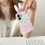 Ốp điện thoại xử lý IMD họa tiết thỏ ba chiều cho iPhone 16 Pro max 15 Pro max