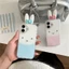Ốp điện thoại xử lý IMD họa tiết thỏ ba chiều cho iPhone 16 Pro max 15 Pro max