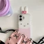 Ốp điện thoại xử lý IMD họa tiết thỏ ba chiều cho iPhone 16 Pro max 15 Pro max