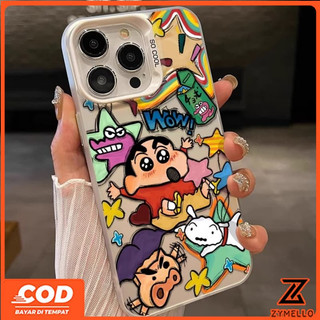 Thích hợp cho OPPO Realme Note 60 Realme Note 50 Note 70 Realme C61 C75 C53 C51 C67 C65 C63 C61 C35 C55 Ngôi sao hoạt hình WOW Shin-chan Vỏ điện thoại di động TPU chống sốc