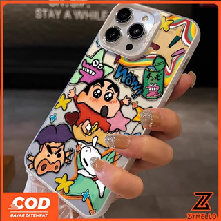 Thích hợp cho OPPO Realme Note 60 Realme Note 50 Note 70 Realme C61 C75 C53 C51 C67 C65 C63 C61 C35 C55 Ngôi sao hoạt hình WOW Shin-chan Vỏ điện thoại di động TPU chống sốc