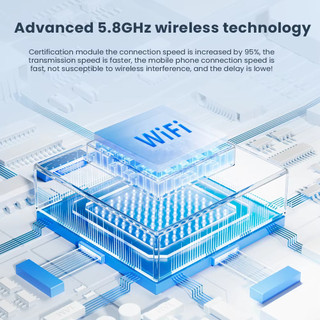 Bộ chuyển đổi tự động CarPlay không dây Mini 2 trong 1 Dongle cho Apple & Android - Plug & Play Không cần pin, Tương thích với nhiều loại xe khác nhau