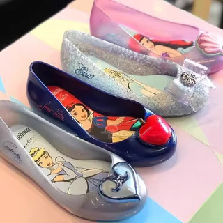 2025 Phong Cách Mới Melissa Giày Trẻ Em Vừa Lớn Trẻ Em Dễ Thương Công Chúa Bé Gái Dép