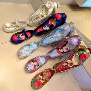2025 Phong Cách Mới Melissa Giày Trẻ Em Vừa Lớn Trẻ Em Dễ Thương Công Chúa Bé Gái Dép
