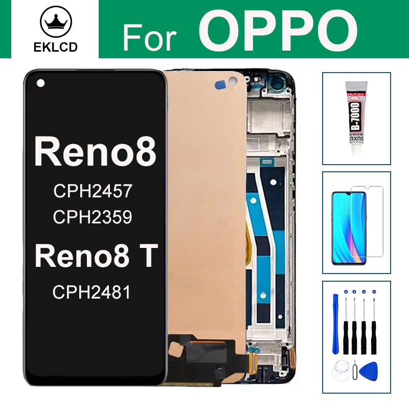 Màn Hình Cho OPPO Reno8 Reno 8 T 8T 4G 5G CPH2481 CPH2457 LCD Bộ Số Hóa ...