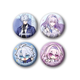 Đồng phục cosplays Honkai Star Rail - Huy hiệu nút trâm cài Castorice Phainon, quà tặng độc đáo