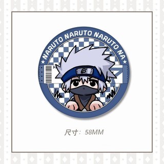 Huy hiệu nút cài áo cosplay Naruto, Kakashi, Sakura, Hinata, Gaara, Sasuke - Bộ sưu tập và trang trí