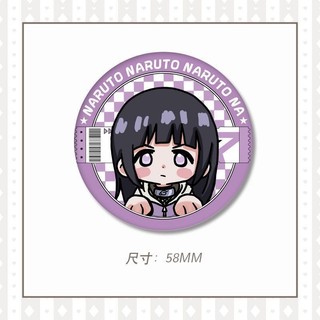 Huy hiệu nút cài áo cosplay Naruto, Kakashi, Sakura, Hinata, Gaara, Sasuke - Bộ sưu tập và trang trí