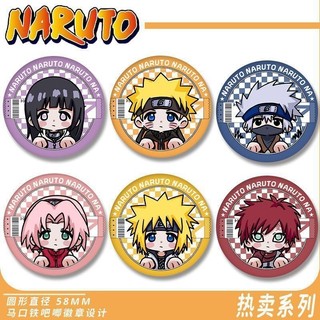 Huy hiệu nút cài áo cosplay Naruto, Kakashi, Sakura, Hinata, Gaara, Sasuke - Bộ sưu tập và trang trí