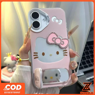 Thích hợp cho OPPO A6X A6 A5i A6PRO A5X A5 5G A3 A3X A3Pro A5Pro A18 A3 A79 A38 A17 A57 A60 A58 A78 A98 A54 A76 A15 A9 A7 A5S A12 Giá đỡ gương nơ rỗng thời trang IMD Chống sốc