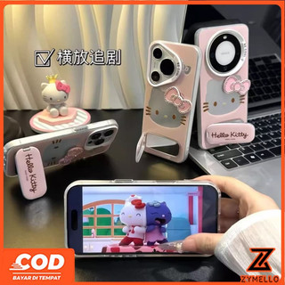 Thích hợp cho OPPO A6X A6 A5i A6PRO A5X A5 5G A3 A3X A3Pro A5Pro A18 A3 A79 A38 A17 A57 A60 A58 A78 A98 A54 A76 A15 A9 A7 A5S A12 Giá đỡ gương nơ rỗng thời trang IMD Chống sốc