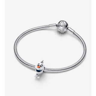 Mặt dây chuyền DIY Olaf Charm màu trắng - cổ điển và sành điệu