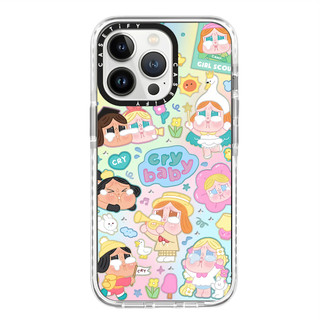 Dành Cho iPhone 17 16 15 14 13 Pro Max Dễ Thương Khóc Bé Gái Ốp Lưng Cho iPhone 11 12 TPU Mềm Trong Suốt Chống Sốc iPhone 16 15 Plus