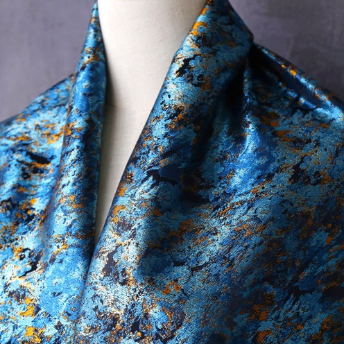 Tranh Sơn Dầu Nylon Jacquard Mật Độ Cao, Phù Hợp May Sườn Xám và Chất Liệu Kimono TJ8900