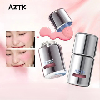 Aztk Frozen Liquid Blush 🍎 🍎 ❈ 🍒 ❈ ❈ 🍎 🍎 Bầu không khí mờ Tự nhiên Đường viền đa năng Làm sáng da Chất lỏng tăng cường Blush Trang điểm mặt Blush