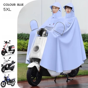 Thời trang và đẹp mắt chất lượng cao xe máy Áo mưa 1 người/Áo mưa cho 2 người，Chất liệu chống thấm vải Oxford dày