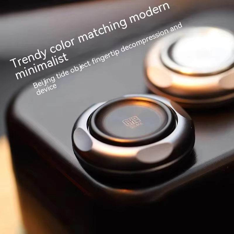 1 Mini Từ Đồng Xu Xúc Giác Thẻ Đẩy Ván Trượt Ratchet Fidget EDC Giảm Căng Thẳng Chống Căng Thẳng Kim Loại Đầu Ngón Tay Con Quay Đồ Chơi