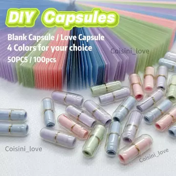 [Coisíní] 50 CÁI / 100 CÁI Morandi Color Love Note Capsules Ghi chú lãng mạn Quà tặng sinh nhật cho bạn gái Quà tặng kỷ niệm bạn trai Quà tặng ngày lễ tình nhân cho người yêu Gia đình và bạn bè