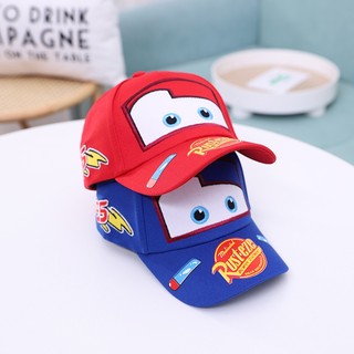 Mũ bóng chày hoạt hình trẻ em có ô tô cho bé trai và bé gái Mũ thích hợp cho bé 2-7 tuổi